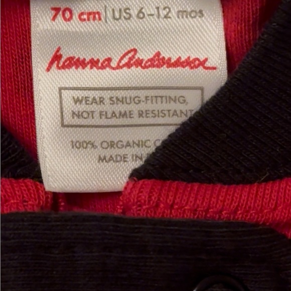 Mini Boden & Hanna Andersson Baby Girl Clothes Onesie Sleeper Bundle Lot 6–12M - Picture 3 of 5